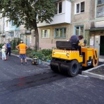 Ремонт дворовой территории, Калужская обл., п. Полотняный Завод, ул. Молодежная